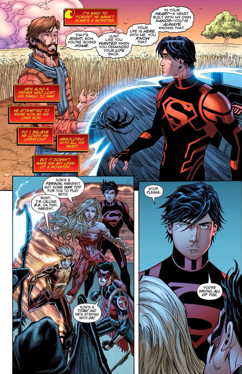 InASingIeBound's tweet image. "In the end, I was never truly a person, but rather an inanimate object. Superboy..no a living weapon, nothing more"