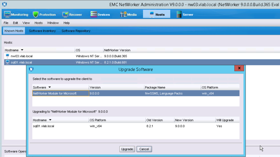 Luke1Gee's tweet photo. I feel a bit like #MartyMcFly.
#EMC #NetWorker9 centrally managed client software update. #PushPushPush ;-) https://t.co/JUGM3TMwep