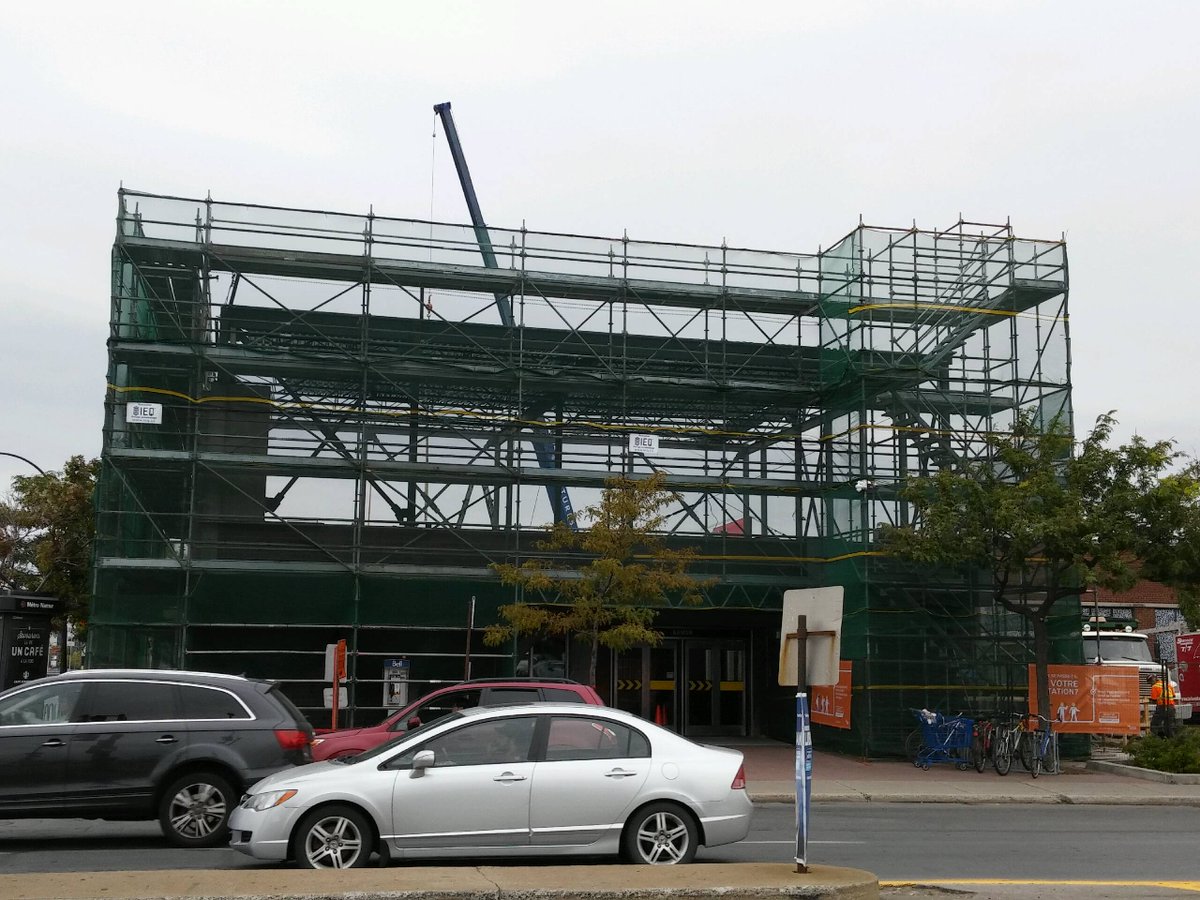 Groupe_IEQ's tweet image. Réalisation à la station Namur du métro de Montréal. Félicitation à l&apos;équipe de montage!