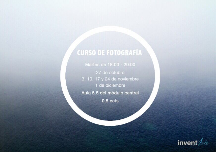 APUNTAOS AL CURSO DE FOTOGRAFÍA DE JAVIER JIMÉNEZ. ¡COMIENZA EL MARTES QUE VIENE!