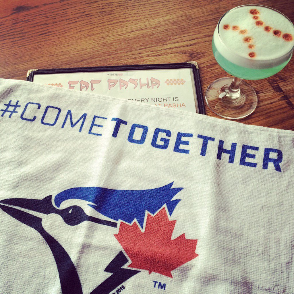 Cheering on the <a href="/BlueJays/">Toronto Blue Jays</a> with a cocktail in your honour: Sweet Redemption. Go get 'em boys! #ComeTogether