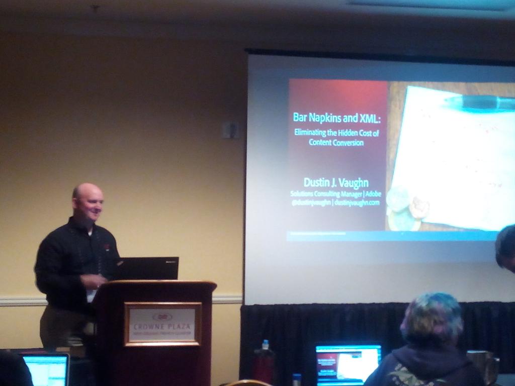 burripraveen's tweet image. Bar Napkins and XML by @dustinjvaughn at #lavacon #adobetcs #AdobeTechComm