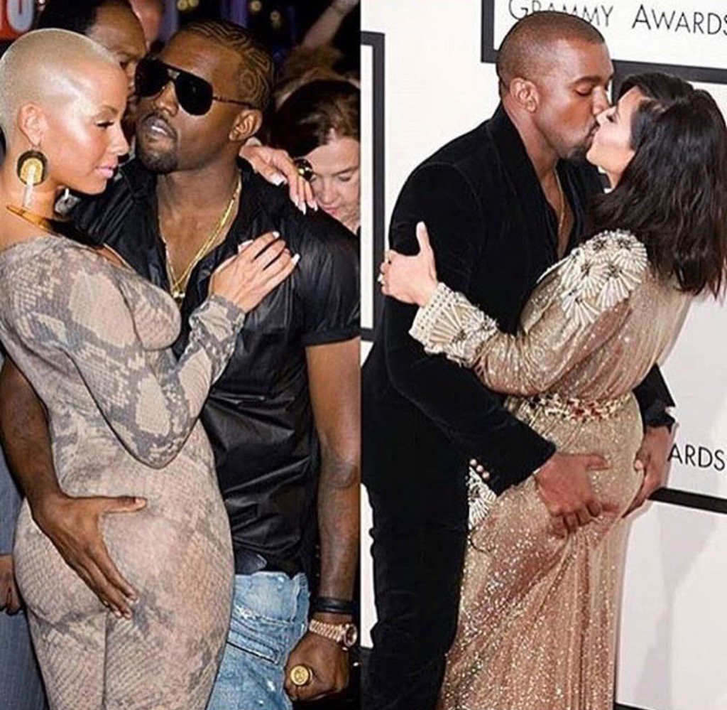 Happy birthday to amber rose and Kim k 