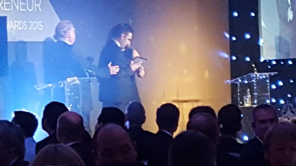 TunafishMedia's tweet image. Well done to our MD @SamJonesMCR  winning Media Entrepreneur of the year at the @EN_Awards #ENOTY2015