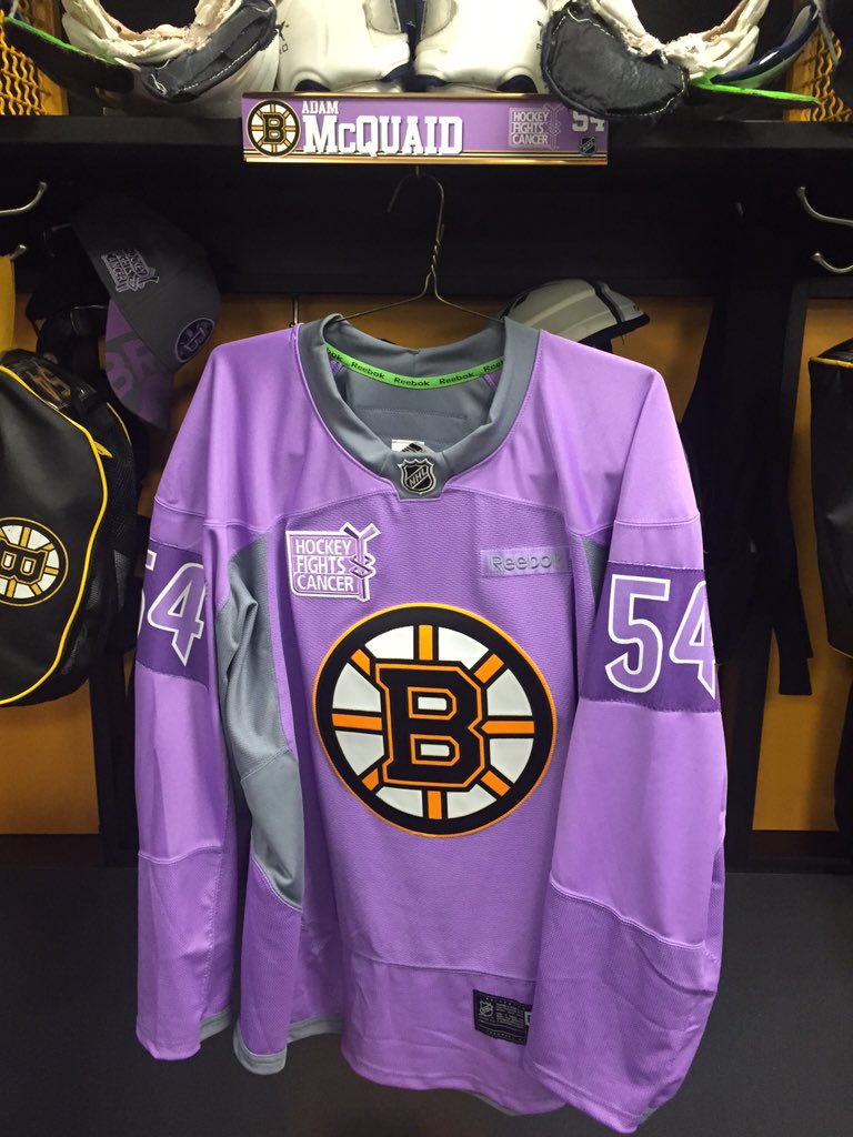 bruins purple jersey