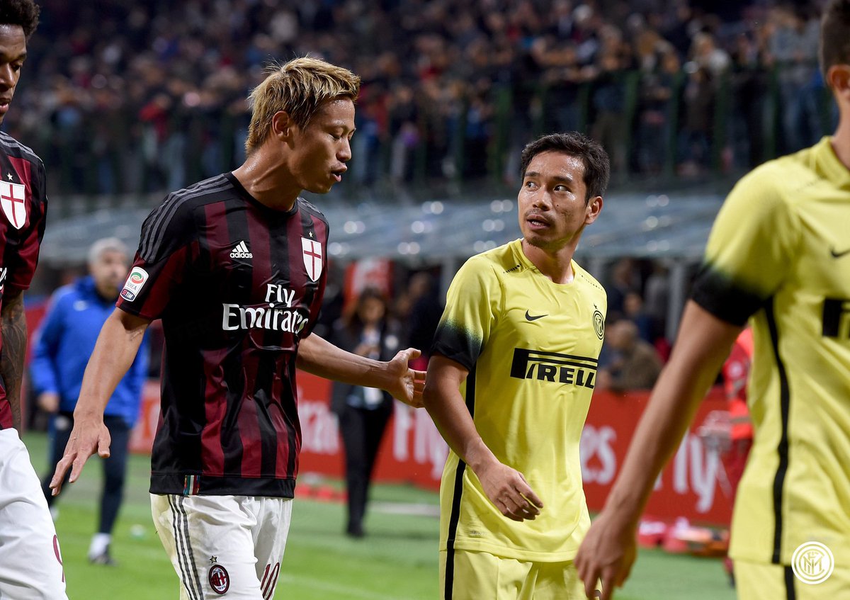 Inter's tweet photo. Le foto più belle del derby disputato in occasione del "Trofeo Berlusconi" https://t.co/aZDpQT3vaN #MilanInter #FCIM https://t.co/bLtsZgmq4U