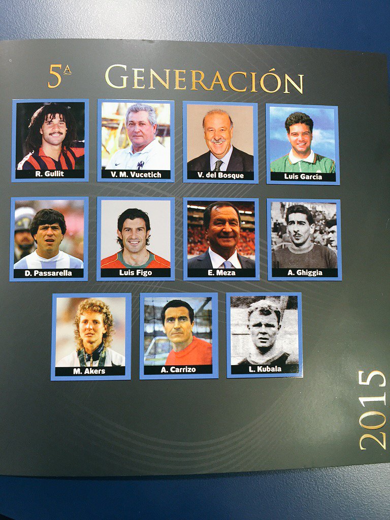 Vicente del Bosque y Luis Figo al Salón de la Fama del Futbol 2015 - CR45PFZU8AIARQZ
