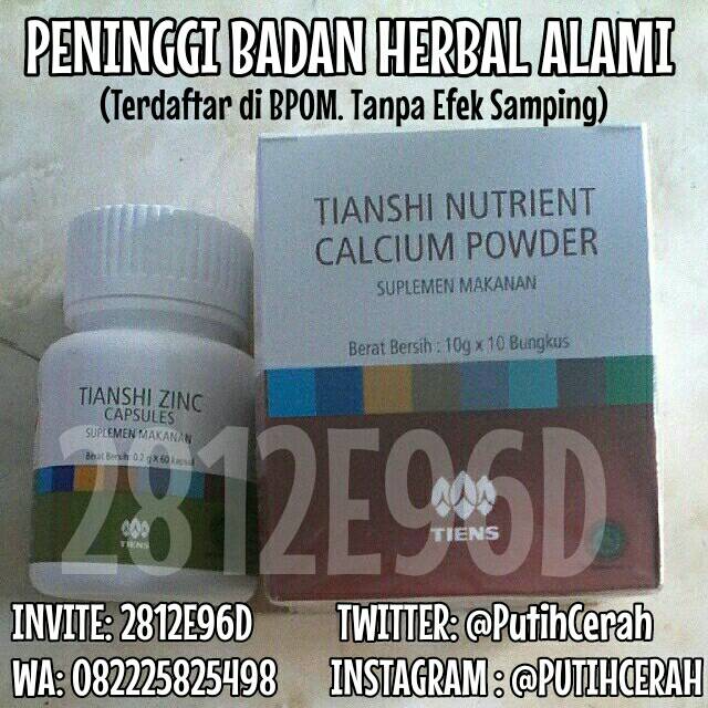 Peninggi Badan
-Paket Peninggi 3-15 cm/bulan
-Naikkan Tinggi Badan Dengan Cepat
-Termurah Se-Indonesia

ADD:2812E96D