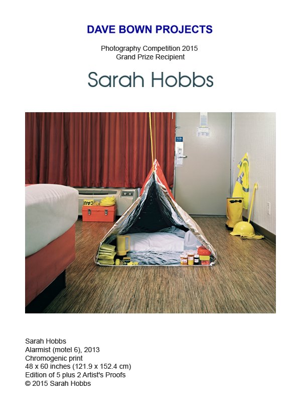 Sarah Hobbs - Grand Prize Recipient - Photography Competition 2015 <a href="/DaveBownProject/">Dave Bown Projects</a>   bit.ly/1PHpdd3