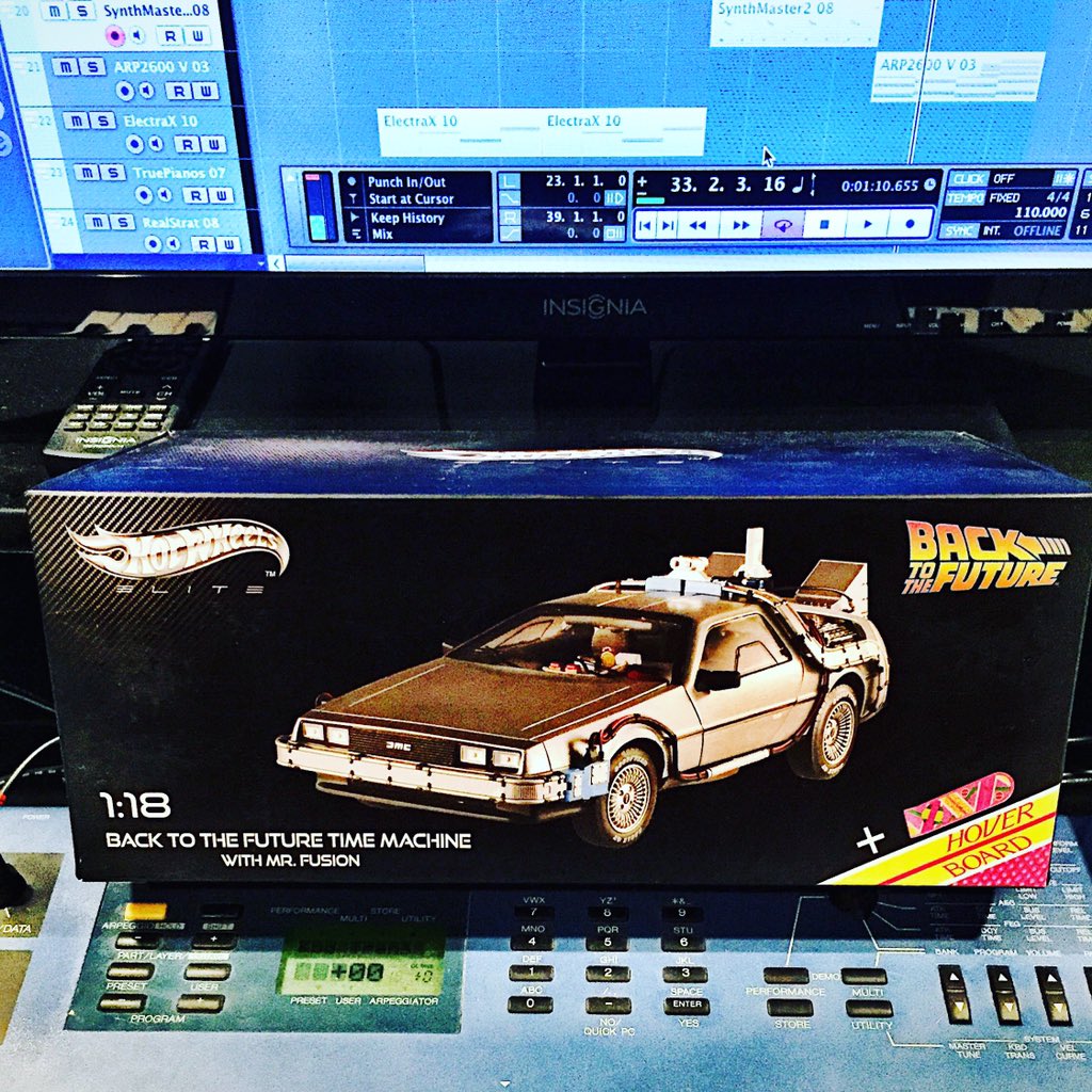 DaRealSD's tweet photo. In honour of #BackToTheFutureDay Haven't even taken it outta the box ππ #ICollectStuff https://t.co/u8ZCUvWjj6