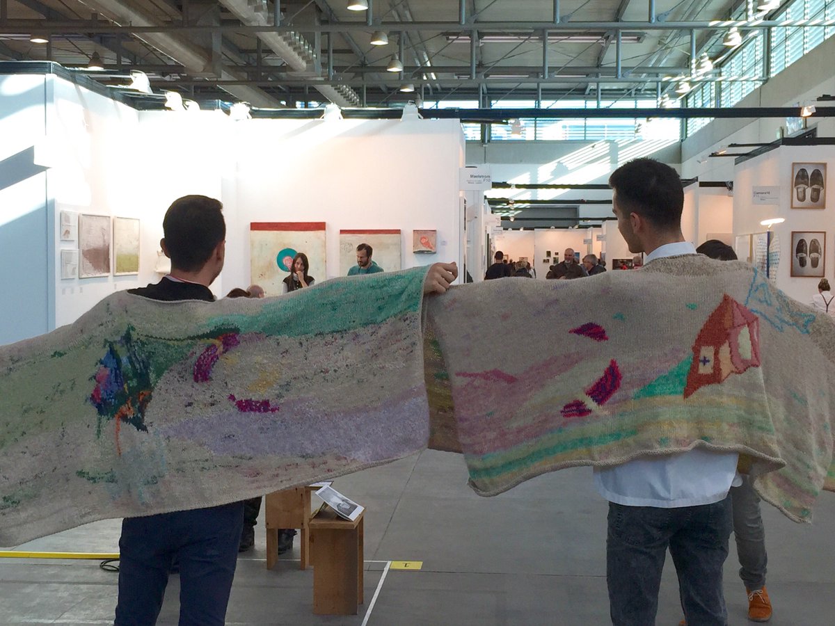 LisaBatacchi's tweet photo. Few days ago in Verona my project 'Soulmates (within time)'at SantacaterinaVSArtVerona=Performing #viaindustriae https://t.co/RmOEHtTyXu