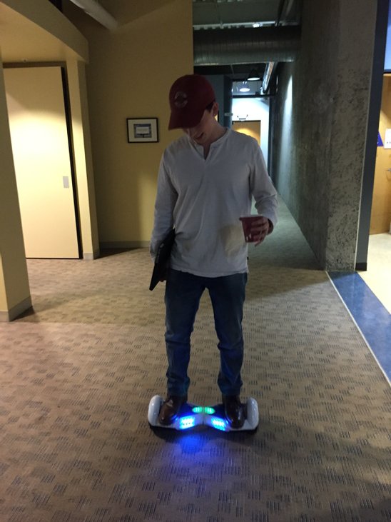 An 'energy efficient' way of getting around the office #GSVlabs