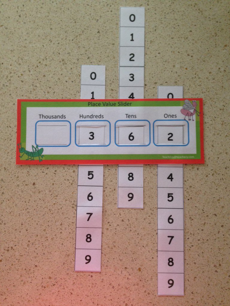 Yr 2 enjoyed using these sliders yesterday to learn about place value #funmaths