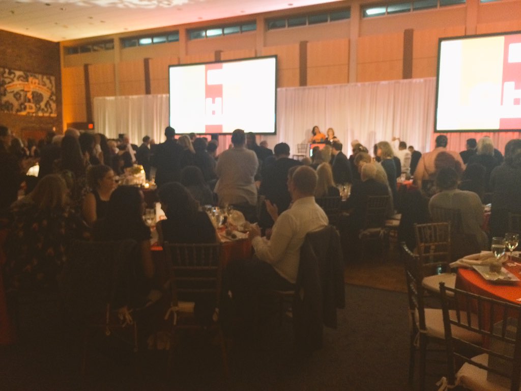 A standing ovation for Sunitha Das, #CHAICelebration Co-Chair, after sharing her families personal story.