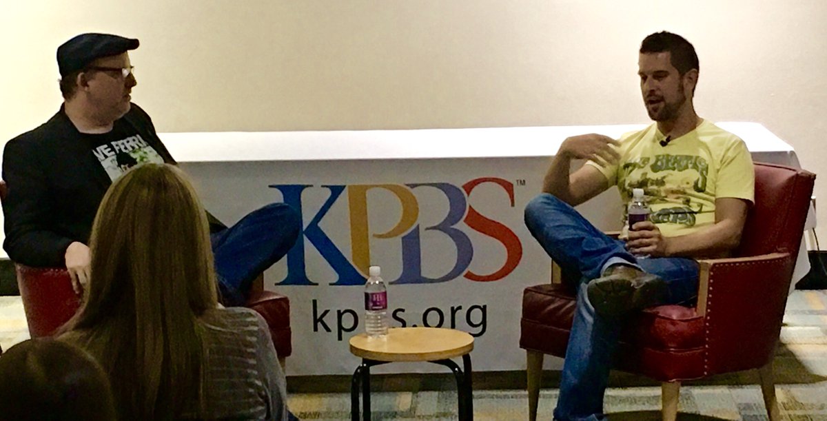 escolibrary's tweet image. @jimmygownley being interviewed #insidetheactorsstudio style! #OBOSD #escolibrary #escondido