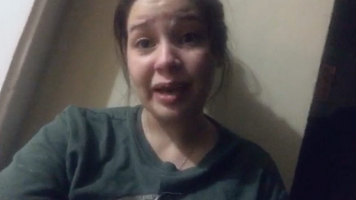 CBS News on Twitter: "High on heroin, addict films herself as reminder