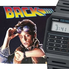 Levra_Gioielli's tweet image. Marty McFly è arrivato dal passato... Benvenuto! #BackToTheFuture #CasioCollection