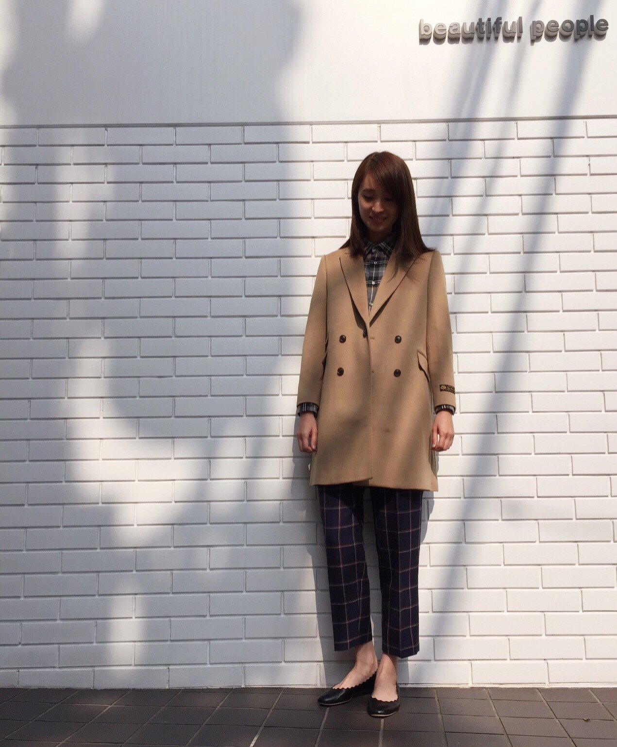 beautiful people チェスターフィールドコート black 38（beautiful 