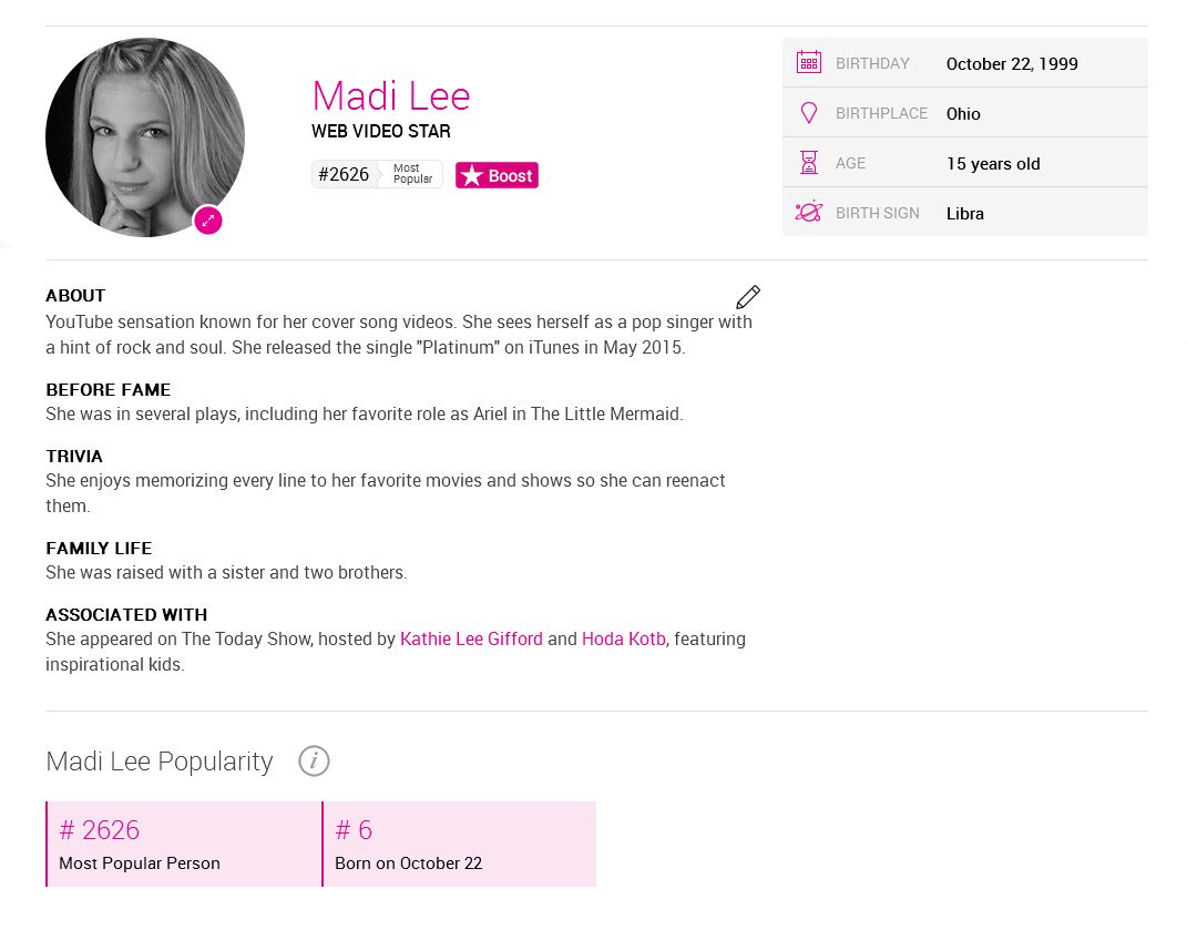   HAPPY BIRTHDAY MADI LEE  A song for you! 