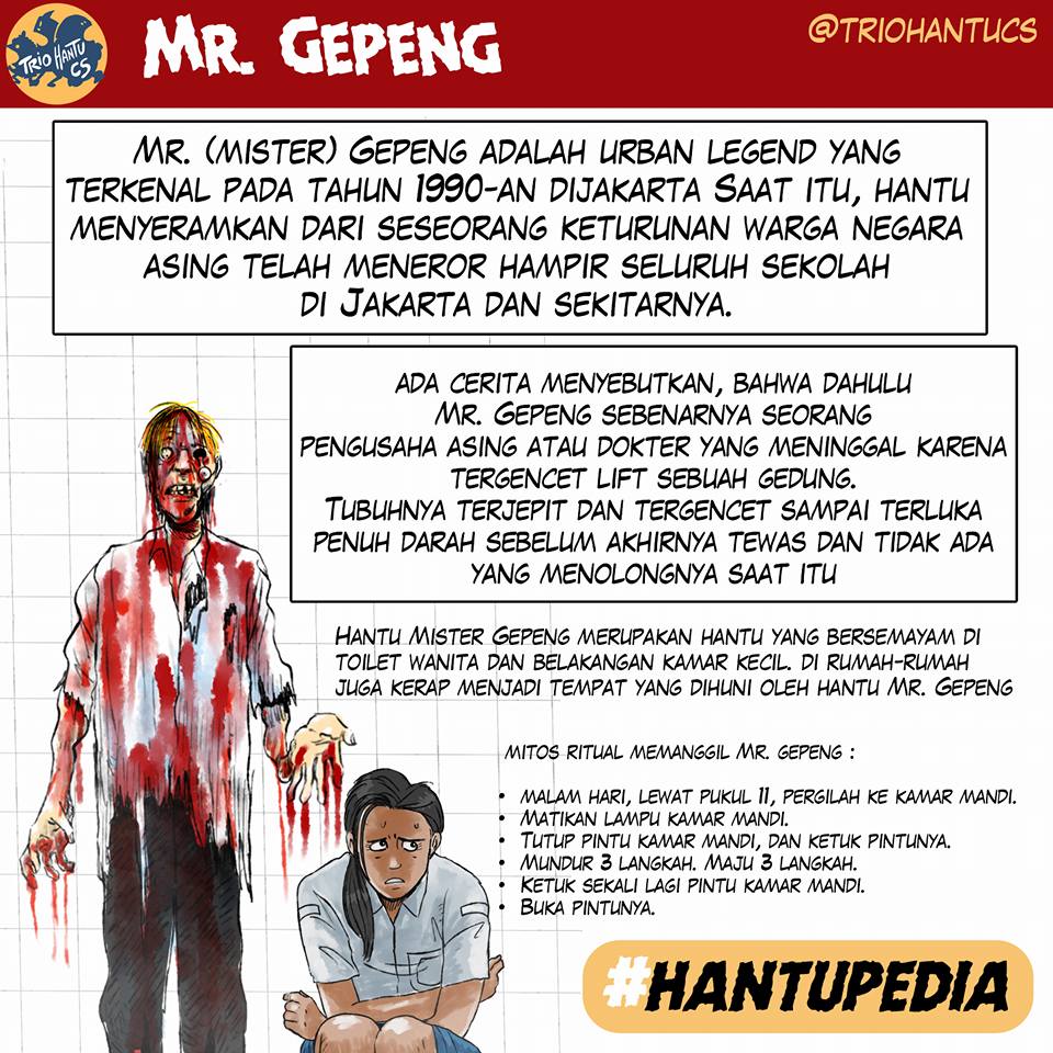 Mr. Gepeng, Urban Legend Anak Tahun 90an  KASKUS