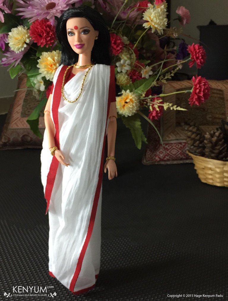 barbie wearing saree