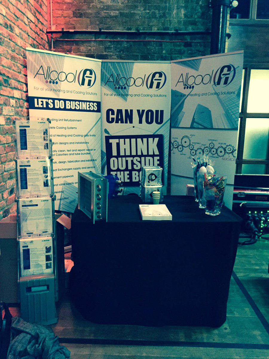 Allcool all set up for todays for Norland's annual event.... Looking forward to a busy day!