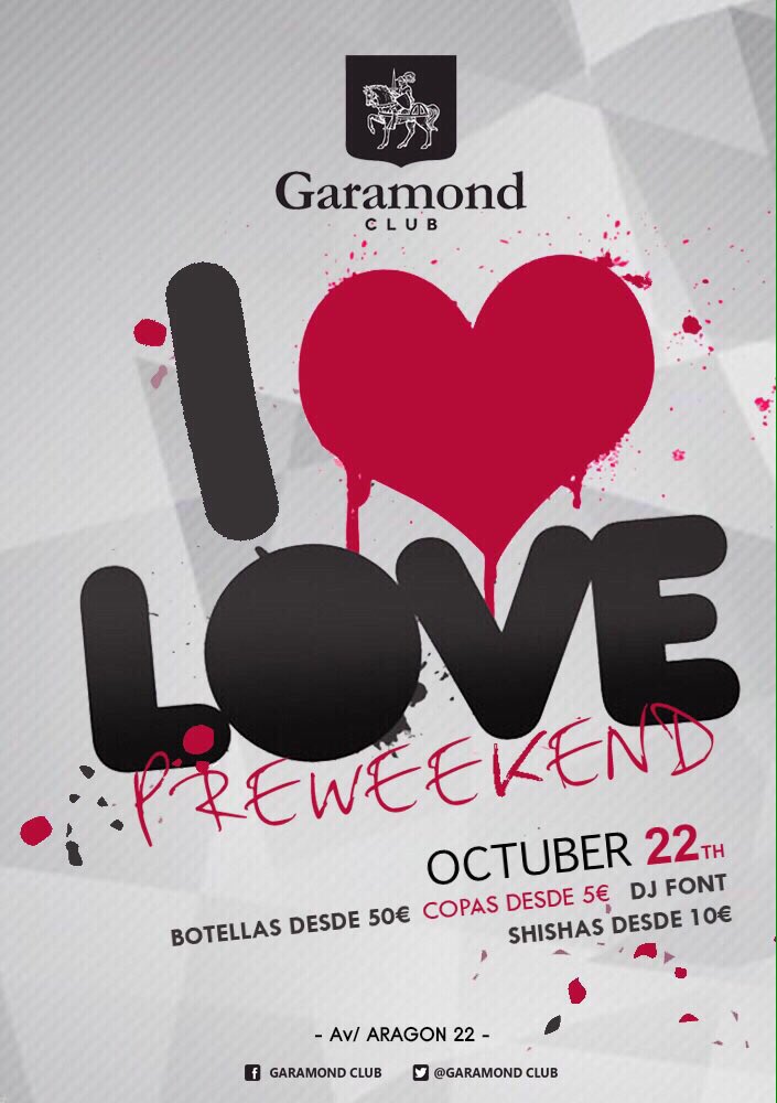 AnimasSummer's tweet image. GARAMOND CLUB &amp;amp; INDIANA

Reserva tu botella en Garamond por 60€ y luego lista gratis a Indiana

Info: 664 606 443