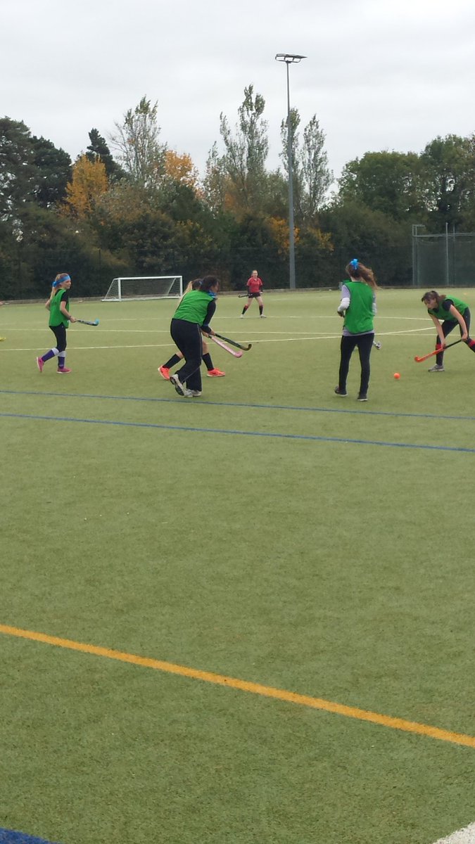 Senior girls hockey under way. Ruding vs Denton #rlshockey