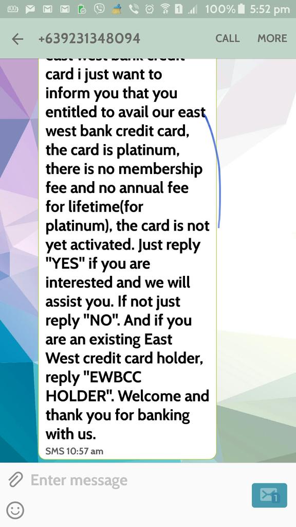 pinoymommy's tweet image. New #SpamTexts modus.