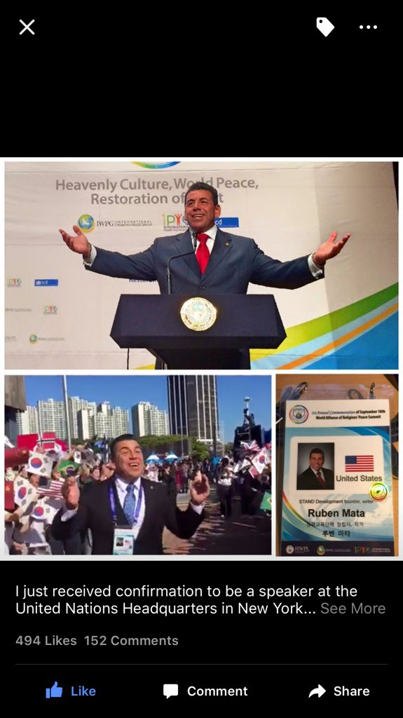 FakhourySabah's tweet photo. Congrats 😇Ruben Mata, going to speak @UN #StandWithRuben 🌎#WorldPeaceAmbassador @SabahNews https://t.co/UoBuGpcQiY. https://t.co/KupYuNXQs8
