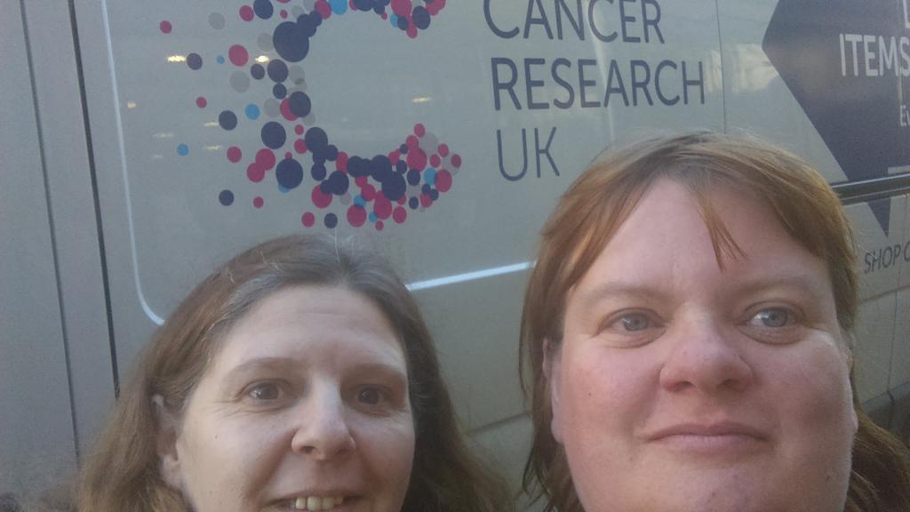 #vanselfie #spotcancerearly @CRUKMontrose @SusanCRUK  but we're @CRUK_UnionSt