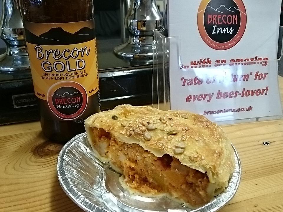 Our favourite kind of meeting - pie testing!  The Chicken &amp; Perl Wen pie didn't last long enough to be photographed!