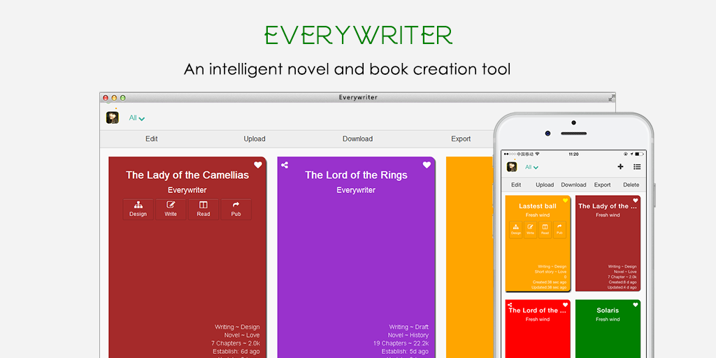 ciiat_com's tweet photo. Everywriter - An intelligent novel and book creation tool for novels,novellas,books. https://t.co/cElRvjJJlu https://t.co/j3EU4SlAoy