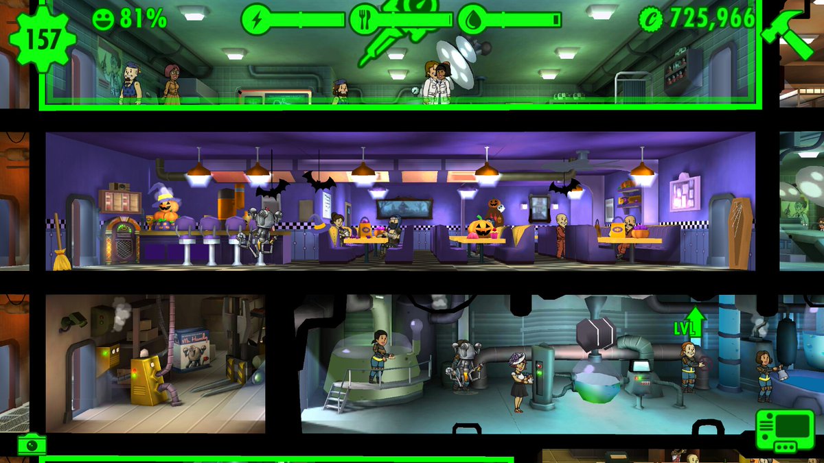 Aperture_Games's tweet photo. Looks like Halloween has come early in my #FalloutVault. Wonder if I'll get any trick or treaters? https://t.co/DcdcTLQ4Bj