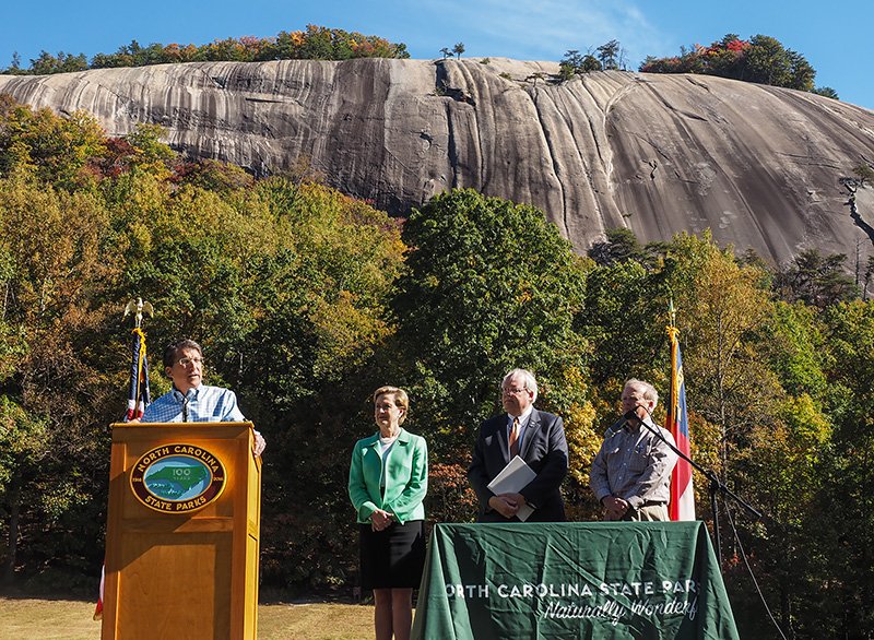 Gov. McCrory launches Connect NC bond campaign at Stone Mountain State Park.. connect.nc.gov