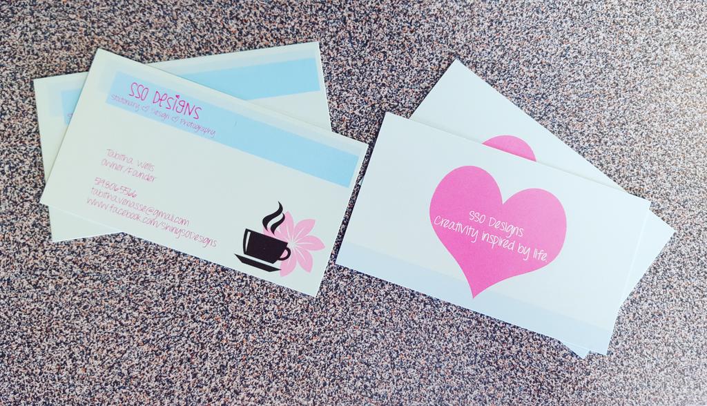 SSO_Design's tweet image. Business cards are in, and about to design my first set of Christmas cards!