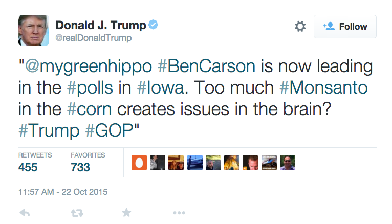 Uh oh... Donald Trump disses Iowa