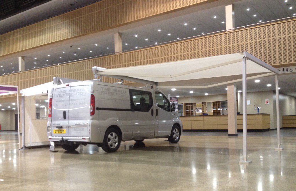 <a href="/VanFWLive/">Van Fleet World Live</a>  Come and see our #Awnings perfect for mobile technicians stand D1.