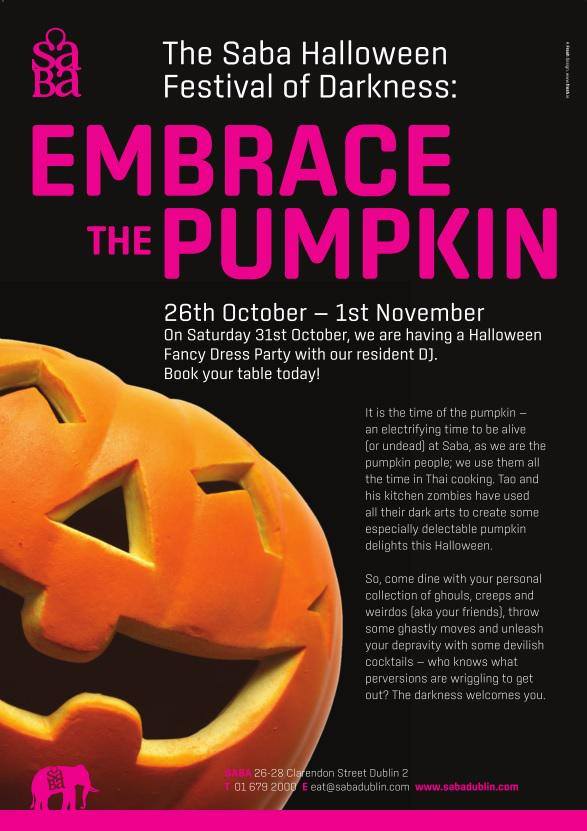 SabaDublin's tweet image. #HalloweenFest is back from the 26th Oct - 1st Nov! #HalloweenMenu #FancyDress #SpookyCocktails #WickedDishes