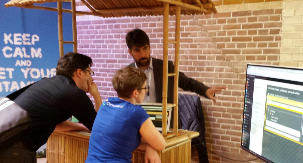 andiform's tweet image. Aoe gets hands on with the content publisher.#T3CON15 #in2code