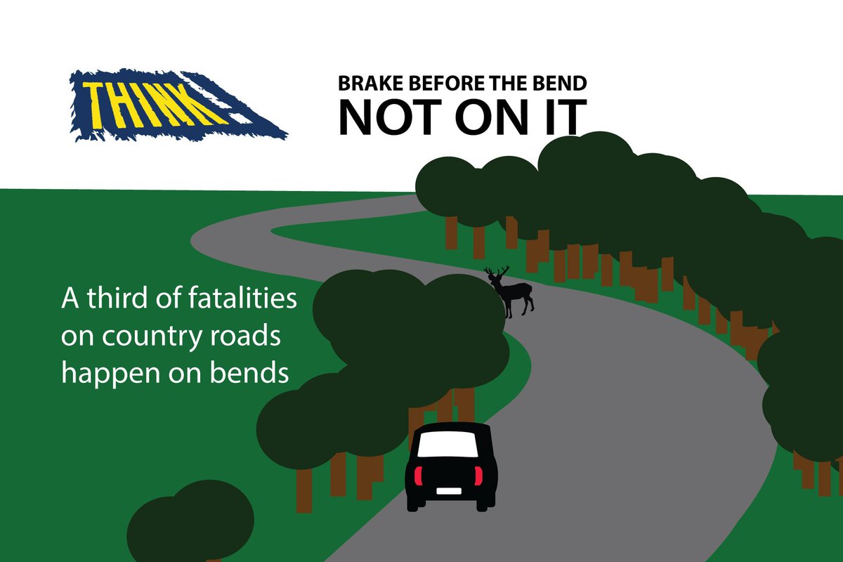 THINKgovuk's tweet image. Blind bends can hide unexpected hazards #helpfulhazards