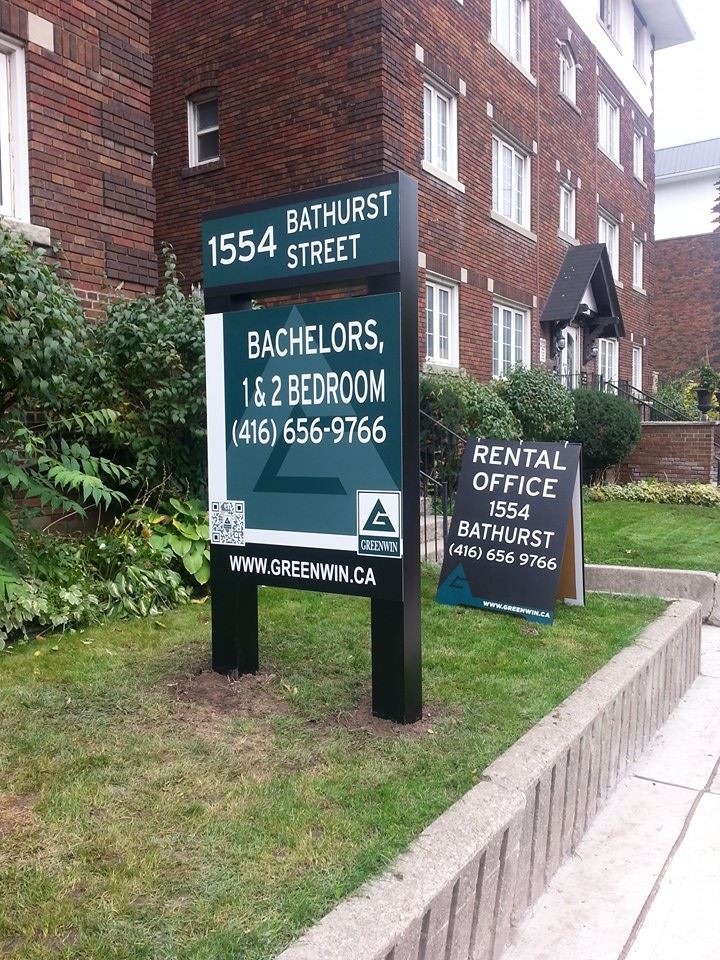 TotalSignsCa's tweet image. New post and panels for @GreenwinTALKS at Bathurst st - manufactured and Installed by @TotalSignsCa