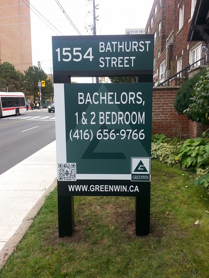 TotalSignsCa's tweet image. New post and panels for @GreenwinTALKS at Bathurst st - manufactured and Installed by @TotalSignsCa