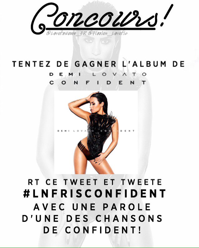 DemiVOSTFR's tweet photo. Tente de gagner Confident (standard)! Suis @Florian_Lovatic &amp; moi puis suis les instructions! #LNFRIsConfident https://t.co/KGxjuAnbSW