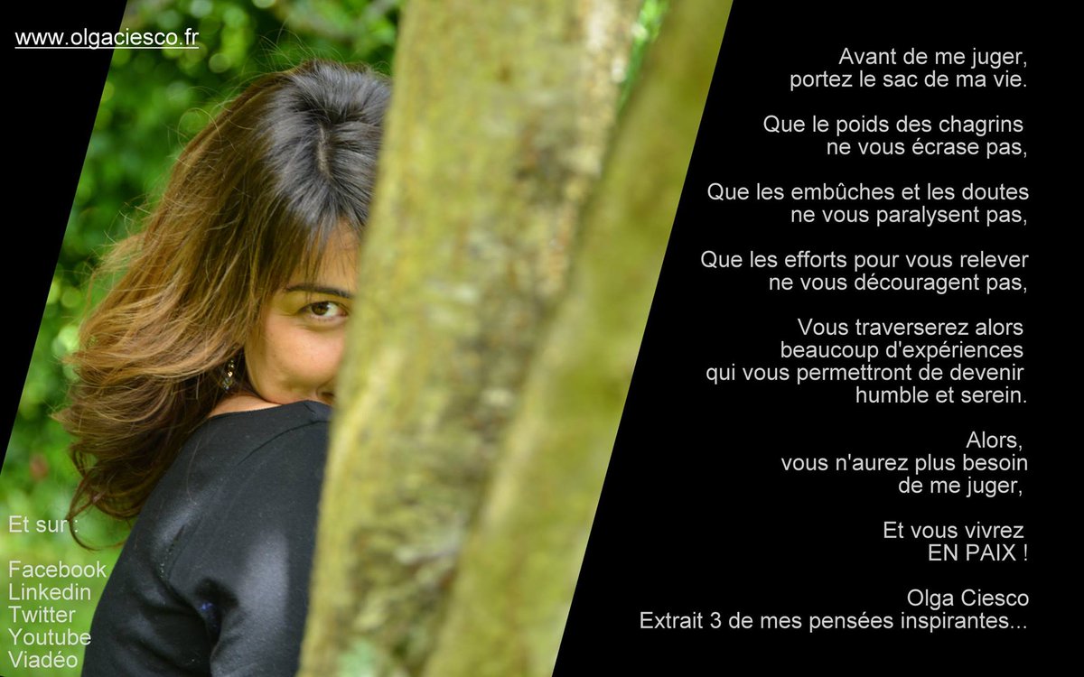 Je vous partage encore une de mes pensées inspirantes !