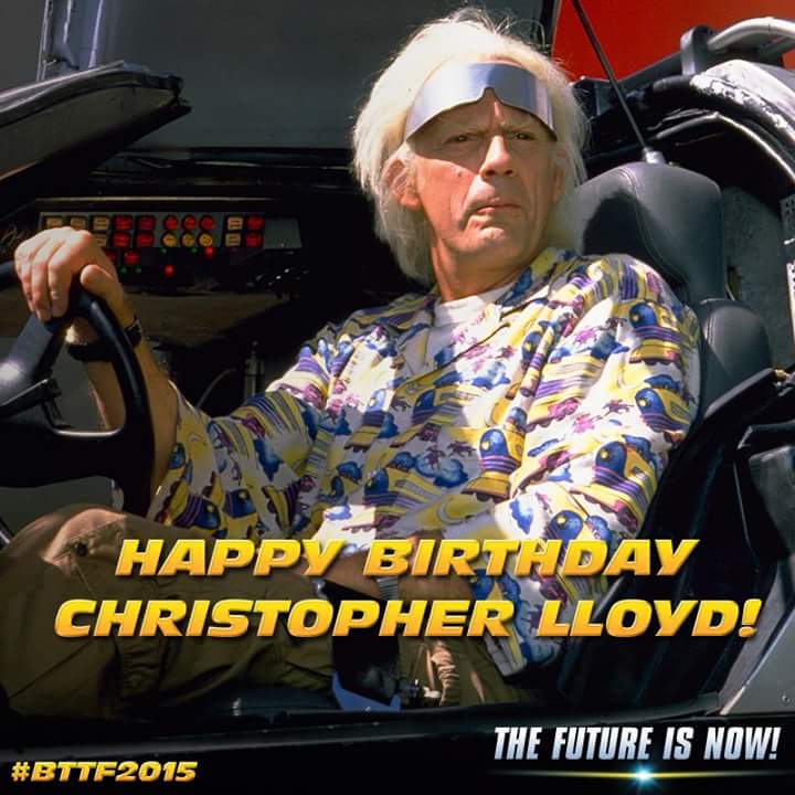 Let\s keep the party going: Happy Birthday Christopher Lloyd!   