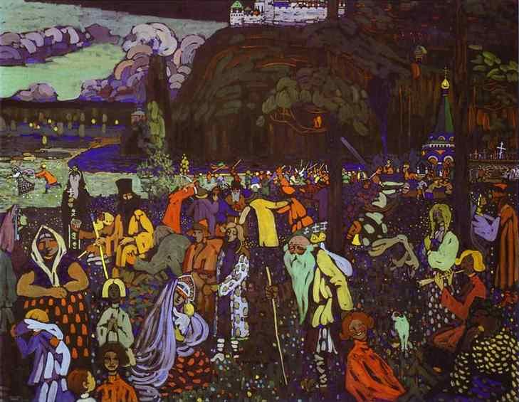 Stunning Image of Wassily Kandinsky and Colourful Life in 1907 