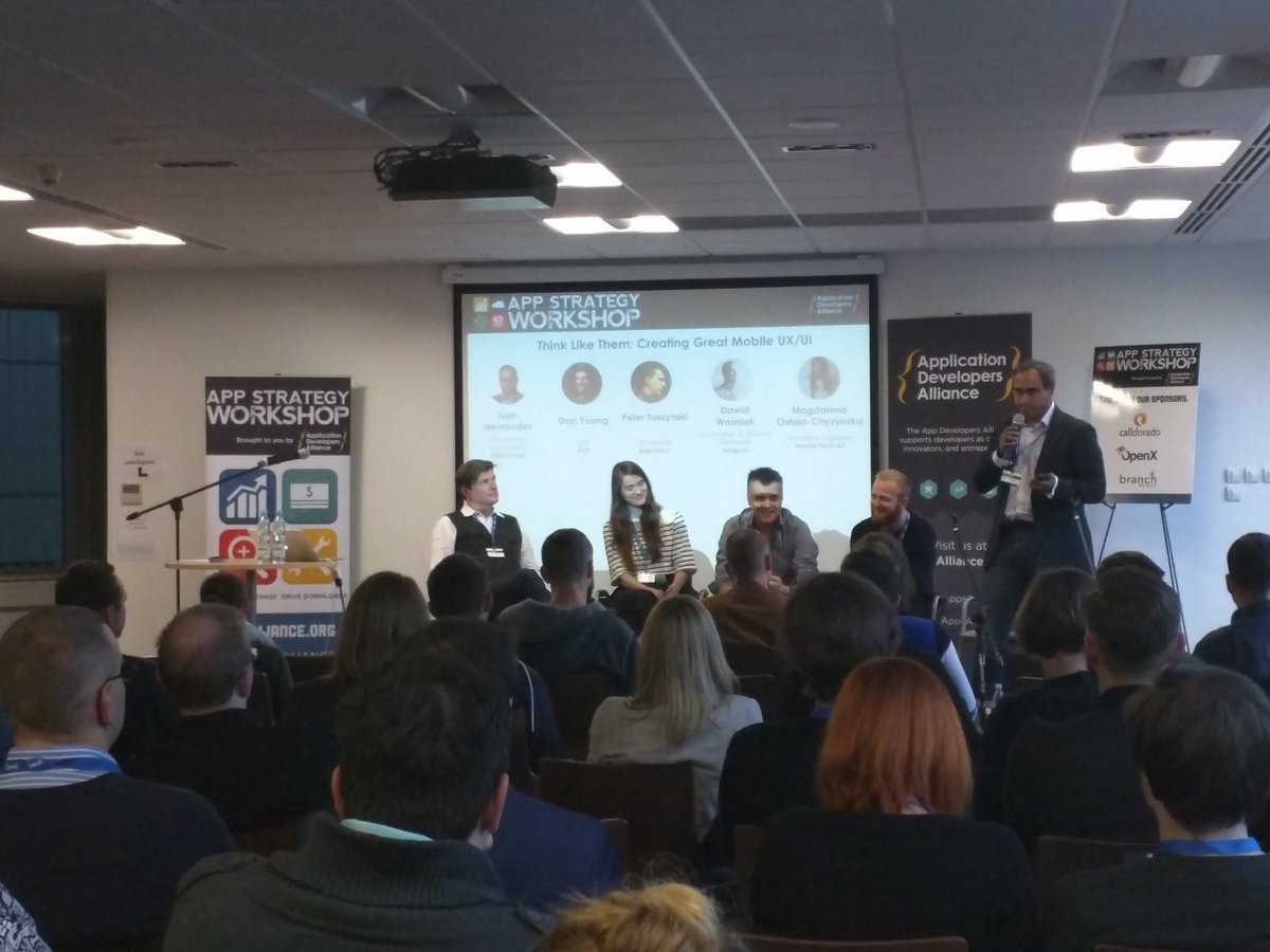 DevsAllianceEU's tweet image. #userdesign or #visualinterface?@danyoungdxy @dusker @HumanTechArt @netguru are here to explain! #AppStrategy Warsaw