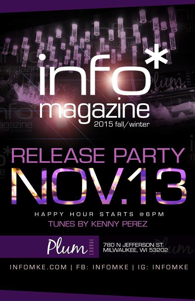 infomilwaukee's tweet image. Join us November 13th for the official Info Release Party at @PlumLoungeMKE #Milwaukee