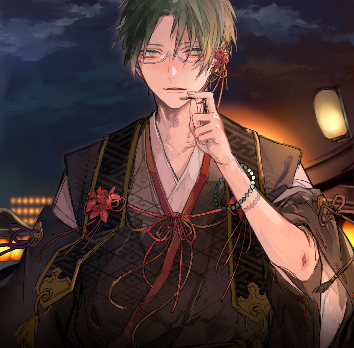 いまさら喧嘩祭の蓮巳敬人めちゃめちゃかっこよかったっていう絵